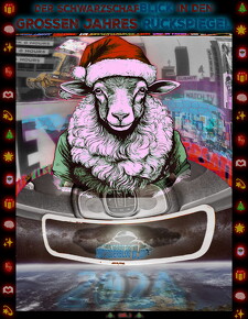 schwarzschaf-rueckspiegel-xmas